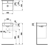 �������� Laufen VAL 815281 (450�420�155) ��� ��������� ��� ���������