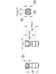 ���������� ����� Vitra Stop valves A41455 ������������� ��������� ��� ���������� �������� ����