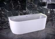 Ванна пристенная Knief Fresh Wall XS (1550x800x600) акриловая, белая 0100-235