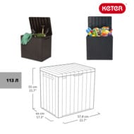 ������ KETER CITY STORAGE BOX 113 L (57,8�44�55), 113 �, ����������