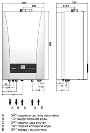 ������������� ��������� ������� ����� BAXI ECO Nova 14F (704�400�300) 14 ���