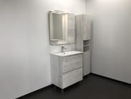 Зеркало-шкаф COMFORTY Верона-75 (750х800х150) подвесной, дуб белый 00004137100