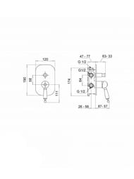 ��������� ��� �����/���� Migliore OXFORD �����.�������, 2 ���, ����� �����, ������ ML.OXF-6372.BI.DO