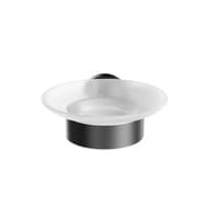 Мыльница Kerama Marazzi Изола настенный, черный матовый IS.03.KM.BLK.M