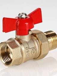 Кран шар.VALTEC СТАНДАРТ с полусгоном 3/4", вн.-нар. (PN40) VT.127.GN.05 — изображение 8