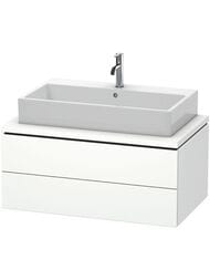 Тумба под раковину для столешницы Duravit L-Cube 920х400х547 2 ящика, белый матовый LC581801818 — миниатюра 1