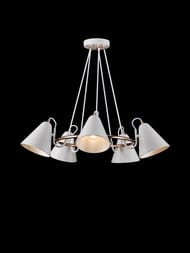 Люстра Freya Falke (Фок) FR8001PL-05WG, IP20,белый