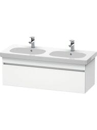 Тумба под раковину Duravit DuraStyle (1150х398х453) подвесная,1 ящик, цвет белый матовый DS638601818