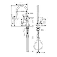 ��������� Hansgrohe Talis M54 ��� �����, �������������, ��������� �����, ������ ���� ���. 72800340