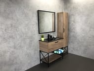 Зеркало COMFORTY Бредфорд-90 (900х800х40) черный 00004147988