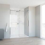 Душевая дверь Vincea Como Soft 1500х1950 стекло прозрачное/профиль хром, VDS-1CS150CL — миниатюра 1