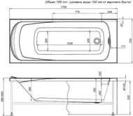 ����� ��������� Aquanet ROMA 170�70 �������������, ��� ������������, ��� ������� 204028
