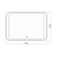 ������� Silver Mirrors ������ (800�550) LED-���������, ������, ������ ��-00001410
