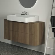 Тумба под раковину Ideal Standard CONCA 1200x373x550 2 ящ внешних, темн.орех, стол.с вырезом T3949Y5 — изображение 3