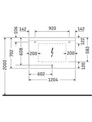 ������� Duravit Light and mirror 1200�700�35 � ���������� LM783800000