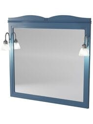 Зеркало Caprigo Борго 100-120 960х891х29 blue с отверстиями для светильников 33437-B136