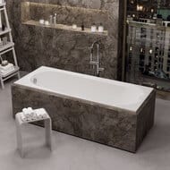 Ванна Alba Spa Балине (Baline) прямоугольная 150х70см ВПР0010000100, белый глянец