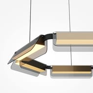 Подвесной светильник Maytoni Flat (Флет) MOD296PL-L40BS3K, 3000K, 40Вт, 120°, IP20, LED, черный