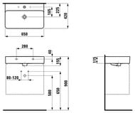 �������� Laufen VAL 8.1028.4.400.109.1 (650�420�155) ��� ��������� ��� ���������, �������� LCC