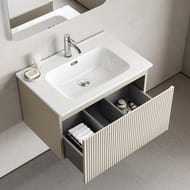Тумба подвесная SANCOS Snob R 1.0 690х445х406, 1 ящик, доводчик,  Beige Soft, SNR1.070CE