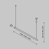 ������ ��� �������� ������� Maytoni Parity (������) TRA130SWK-B ������, 1 �� � ��������, ������
