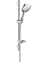 Уценка! Душевой набор Hansgrohe Raindance Select E150 3jet/Unica`S Puro 0,65м белый/хром 27856400