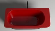 ����� ��������������� Salini Ninfea 102721MRF 1800�820�575��, S-Stone, RAL 3002 Carmine Red