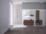 Шкафчик боковой Geberit Smyle Square (360х326х600) левый, пекан 500.360.JR.1