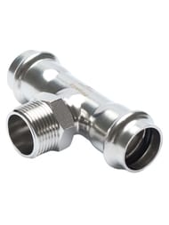 Тройник пресс Franta 35х3/4"Нх35, нержавеющая сталь SUS 304, V23353400G