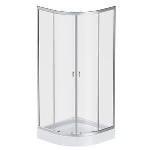 Душевой уголок AM.PM X-Joy Twin Slide (80х80х185) профиль матовый хром/прозрачное W88G-205-080MT6