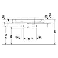 ���������� ��������� Duravit Bento Starck Box 1145�460�120 2 ���. ��� ���������, ����� 2660113272