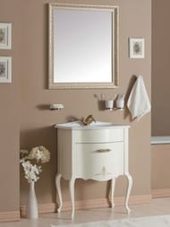 Тумба под раковину Caprigo Бурже 60 bianco antico 610х925х465 11010-011