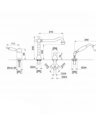 ��������� �� ���� ����� Migliore OXFORD �� 4 ������. ����� �����, ���� ML.OXF-6355.BI.CR