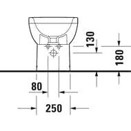 ���� ��������� Duravit No.1 370�650��, ����� ��������� ��� ��������� 22971000002