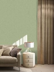 Обои флизелиновые Hygge Hg5 005 (1,00х10,05) штукатурка, зеленые (рул.)
