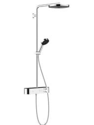 Душевая система Hansgrohe Pulsify 24220000 Showerpipe 260 1jet с термостатом, хром — миниатюра 1