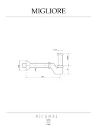 ����� ��� �������� � ���� Migliore RICAMBI 1"1/4, ������ ML.RIC-10.100.BR