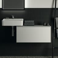 Тумба под раковину Ideal Standard CONCA (800x505x370) 1 ящик, белый, со столешницей T4312Y1
