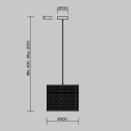 Подвесной светильник Freya Mixture (Микстур) FR5483PL-01B, 220/240 V, IP20,черный