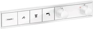 Смеситель для душа Hansgrohe RainSelect встраиваемый, термостат,с 3 кнопками, белый матовый 15381700