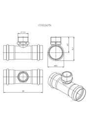 ����� ������� VALTEC 54�1.1/4"��54, ����. ����� VTi.933.I.540754