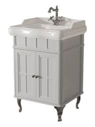 Тумба под раковину Caprigo Борго 60 (610х952х525) напольная, отделка bianco-grigio 33410-B177