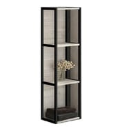 Шкаф COMFORTY Дюссельдорф-35М (340х1100х220) подвесной, открытый, дуб дымчатый 00004148024