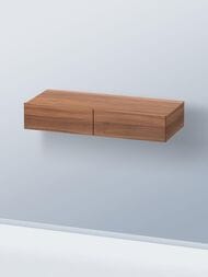 Полка Duravit DuraStyle (1000х150х440) с 2 ящиками, цвет: орех натуральный DS827007979