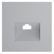 Накладка для розетки компьютерной RJ45 кат.6 Voltum S70 VLS001316, серый