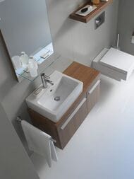 Рукомойник DURAVIT VERO 450х350х160 шлиф., отверстие под смеситель, перелив 0704450027