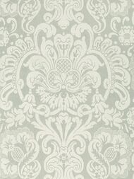 Обои флизелиновые Thibaut Damask Resource 4 (0,52х10,05) орнамент, серые T89105 (рулон)