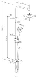 ������� ������� Damixa Origin Evo/Eclipse ����.��� 230�, ����.���, 3����., ������ 978200300/93100030