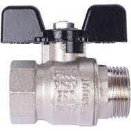 Кран шаровый STOUT 3/4"ВН, бабочка, стандартнопроходной, SVB-0014-000020