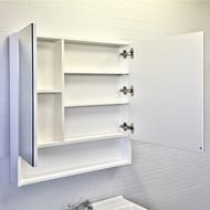 Зеркало-шкаф COMFORTY Никосия-8 (900х800х150) подвесной, белый глянец 00-00011198